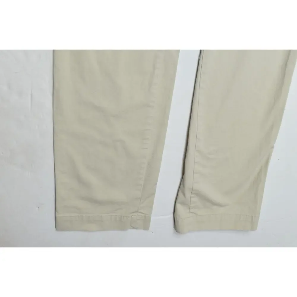 Polo Ralph Lauren Chino Pants Mens 38x34 (38x33) Beige Straight Leg Stretch